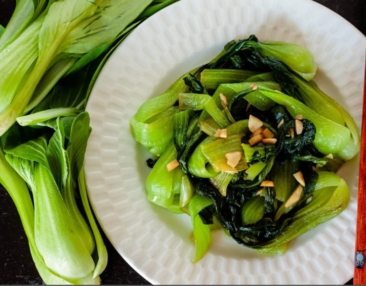 Green Stem Shanghai Bok Choy Samen | USA Pak Choi Pok Choy Kanton Asiatisches Gemüse Chinakohl Tipps Spinat Saison 2022 Schneller Versand 